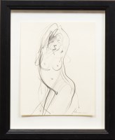 Lot 350 - * PETER HOWSON OBE, SALOME pencil on paper,...