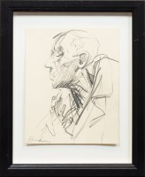 Lot 351 - * PETER HOWSON OBE, A CONSIDERATE MAN pencil...