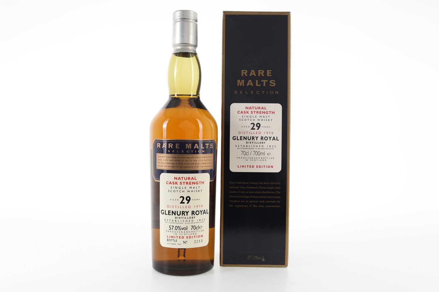 Lot 276 - GLENURY ROYAL 1970 29 YEAR OLD RARE MALTS