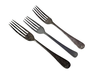 Lot 809 - COLLECTION OF SILVER PLATED FLATWARE