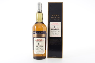 Lot 301 - COLEBURN 1979 21 YEAR OLD RARE MALTS