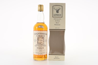 Lot ROSEBANK 1979 GORDON & MACPHAIL CONNOISSEURS CHOICE