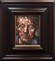 Lot 363 - * PETER HOWSON OBE, DAMIAN 2002 oil on canvas,...