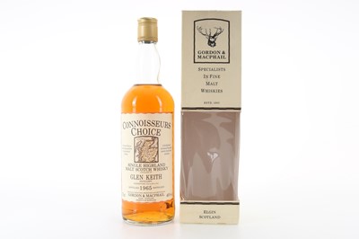 Lot GLEN KEITH 1965 GORDON & MACPHAIL CONNOISSEURS CHOICE 75CL