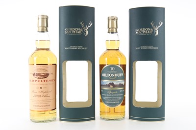 Lot 329 - MILTONDUFF 10 YEAR OLD AND OLD PULTENEY 8 YEAR OLD GORDON & MACPHAIL