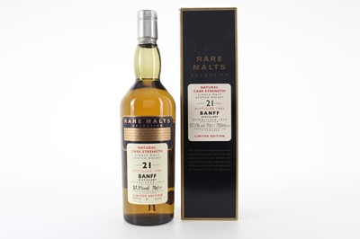 Lot 335 - BANFF 1982 21 YEAR OLD RARE MALTS
