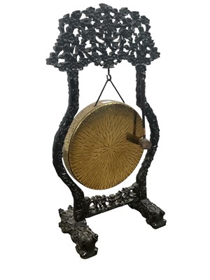 Lot 908 - CHINESE HARDWOOD DINNER GONG