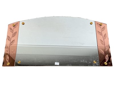 Lot 17 - TWO VINTAGE WALL MIRRORS