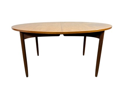 Lot 796 - MID CENTURY TEAK EXTENDING DINING TABLE