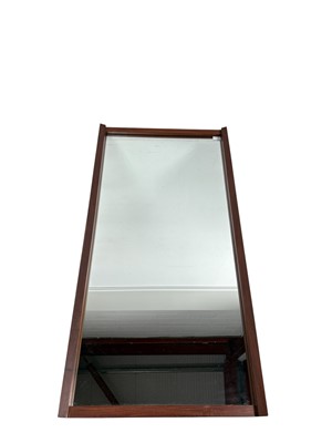 Lot 798 - MID CENTURY TEAK WALL MIRROR