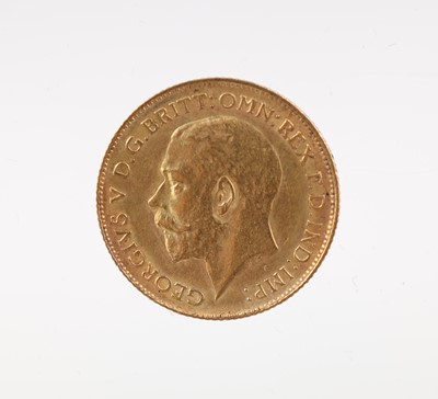 Lot 65 - GEORGE V GOLD HALF SOVEREIGN