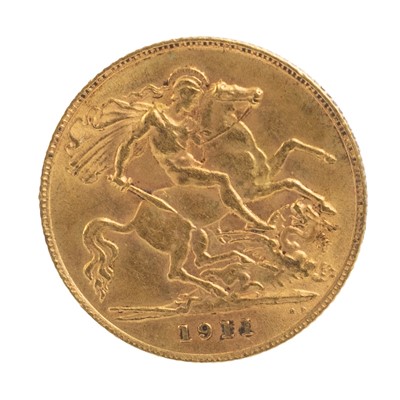 Lot 66 - GEORGE V GOLD HALF SOVEREIGN