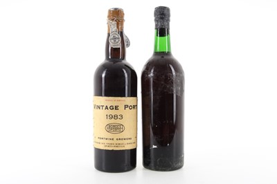 Lot 338 - BORGES 1983 VINTAGE AND FEUERHEERD 1963 VINTAGE