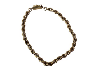 Lot 24 - ITALIAN GOLD BRACELET