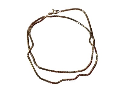 Lot 40 - GOLD NECKLACE