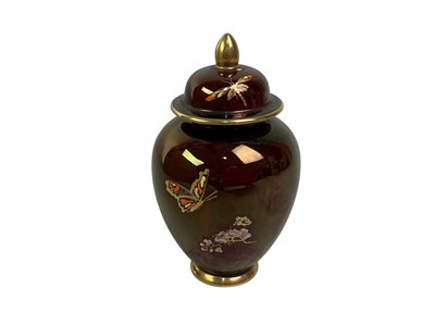 Lot 47 - CARLTON WARE ROUGE ROYALE GINGER JAR