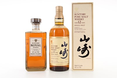 Lot 349 - SUNTORY 'YAMAZAKI' 12 YEAR OLD AND SUNTORY ROYAL