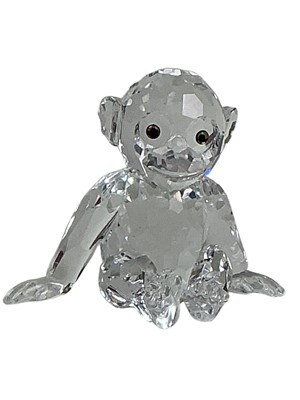 Lot 54 - GROUP OF SWAROVSKI CRYSTAL AND OTHER ANIMAL FIGURES