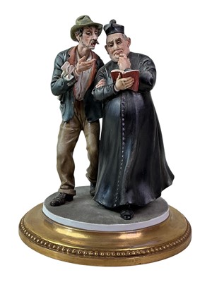 Lot 57 - CAPODIMONTE FIGURE GROUP