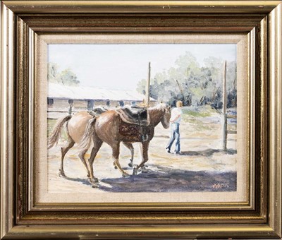 Lot 495 - MOLLY ADDIS OIL PAINTING