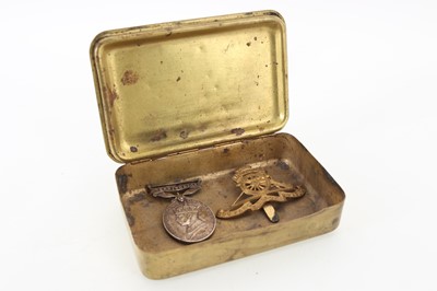 Lot 1241 - WWI CHRISTMAS PRINCESS MARY BRASS GIFT TIN