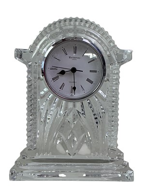 Lot 2 - WATERFORD CRYSTAL MANTEL CLOCK