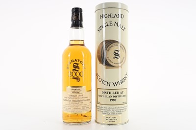 Lot 360 - MACALLAN 1988 11 YEAR OLD SIGNATORY MILLENNIUM EDITION