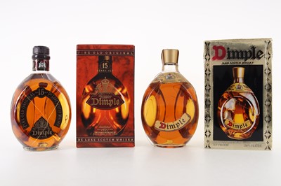 Lot 393 - DIMPLE 15 YEAR OLD AND 1970S NON-AGE-STATEMENT 26 2/3 FL OZ