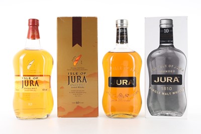 Lot 399 - TWO 1L BOTTLES OF JURA 10 YEAR OLD