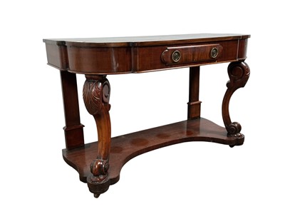 Lot 70 - REGENCY MAHOGANY HALL TABLE