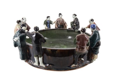 Lot 922 - JAPANESE PORCELAIN SUMIDA GAWA GLAZED BOWL