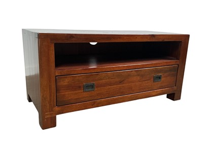 Lot 81 - MODERN PINE STAINED UNIT