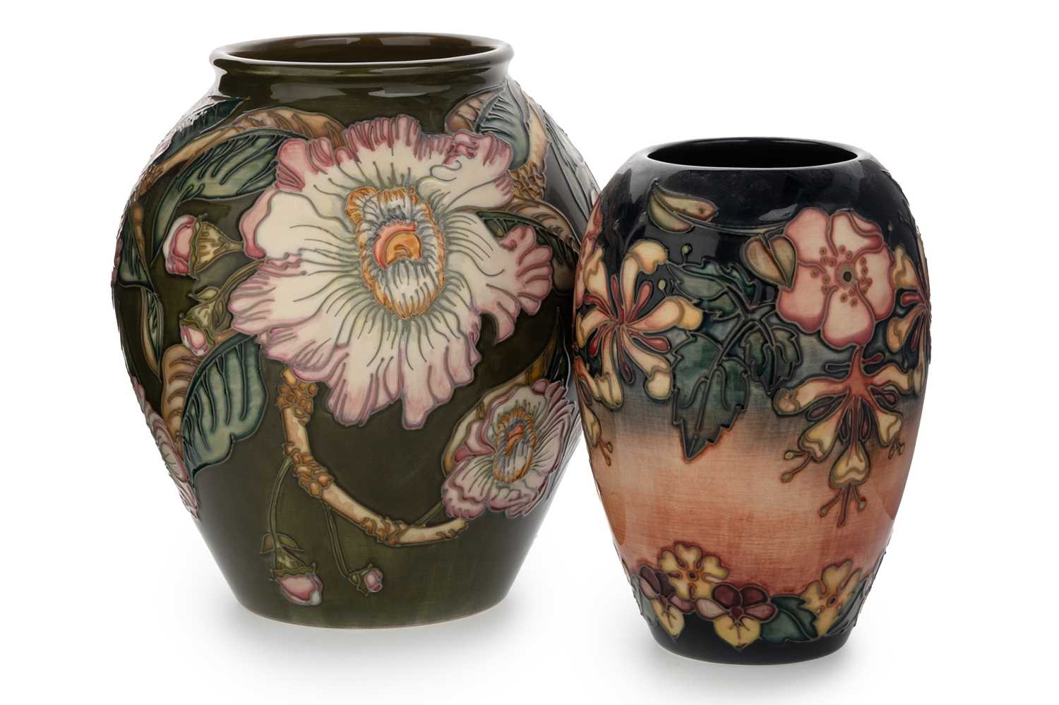 Lot 1662 - TWO MOORCROFT POTTERY VASES