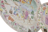 Lot 510 - LATE 19TH CENTURY CHINESE FAMILLE ROSE OVAL...