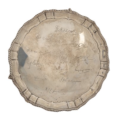 Lot 90 - ELIZABETH II SILVER SALVER