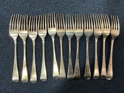 Lot 99 - COLLECTION OF SILVER FLATWARE