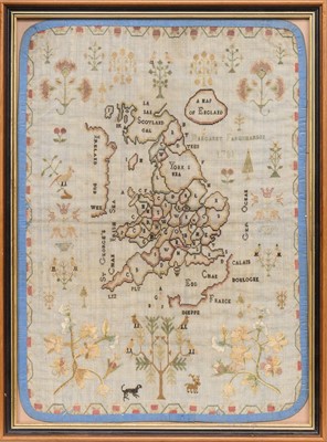 Lot 1804 - GEORGE III SAMPLER