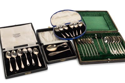 Lot 111 - COLLECTION OF SILVER FLATWARE