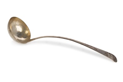 Lot 113 - GEORGE III SILVER SOUP LADLE