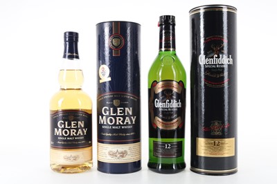 Lot 403 - GLENFIDDICH 12 YEAR OLD SPECIAL RESERVE AND GLEN MORAY ELGIN CLASSIC