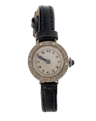 Lot 869 - DIAMOND SET COCKTAIL WATCH