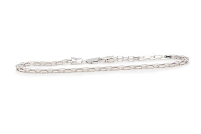 Lot 695 - WHITE GOLD BRACELET
