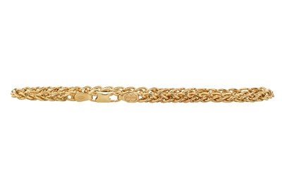 Lot 703 - GOLD BRACELET