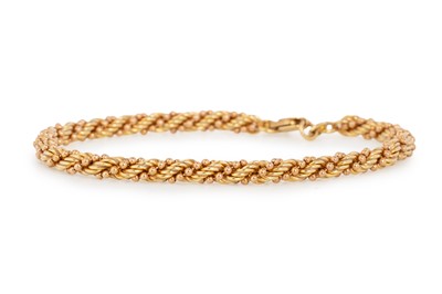 Lot 705 - GOLD BRACELET