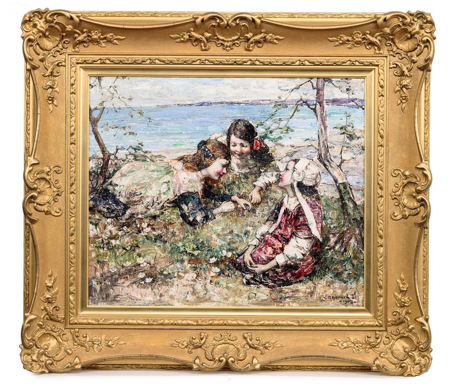 Lot 469 - EDWARD ATKINSON HORNEL (SCOTTISH 1864 - 1933)