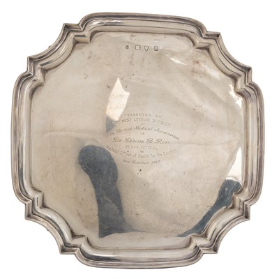 Lot 118 - ELIZABETH II SILVER SALVER