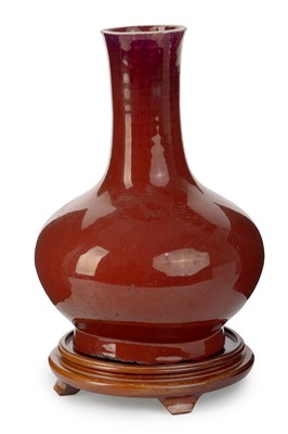 Lot 926 - CHINESE SANG-DE-BEOUF VASE
