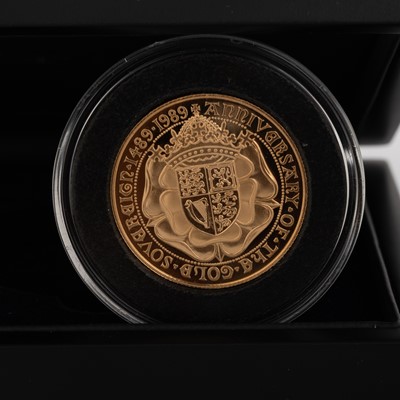 Lot 78 - THE QUEEN ELIZABETH II GOLD DOUBLE SOVEREIGN IN PROOF OF 1989