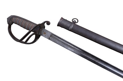 Lot 1243 - MID VICTORIAN ARTILLERY VOLUNTEERS OFFICERS DRESS SWORD
