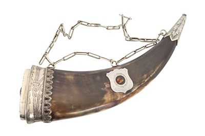 Lot 1249 - VICTORIAN POWDER HORN